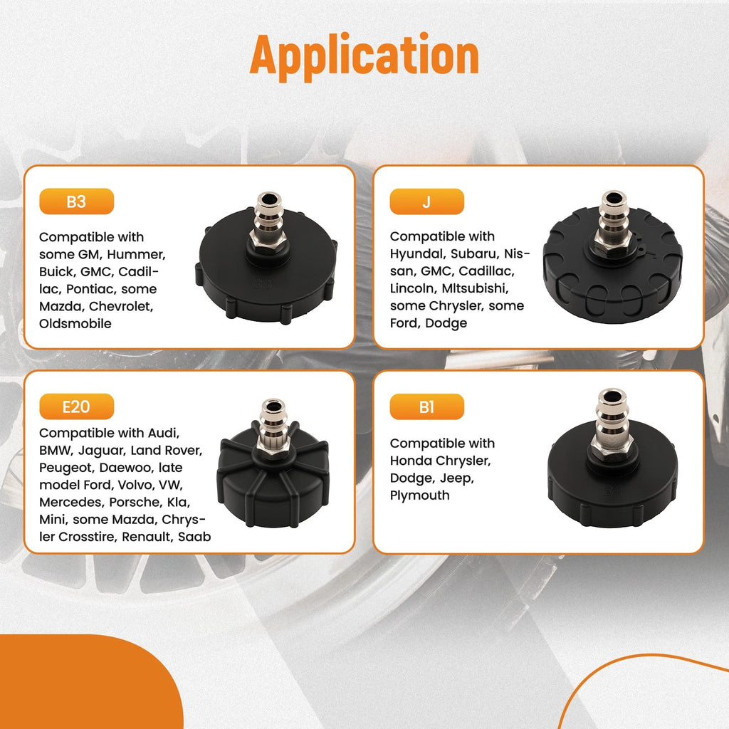 12 Pcs Brake Bleeder Adapter Kit for Most Vehicles (Universal)