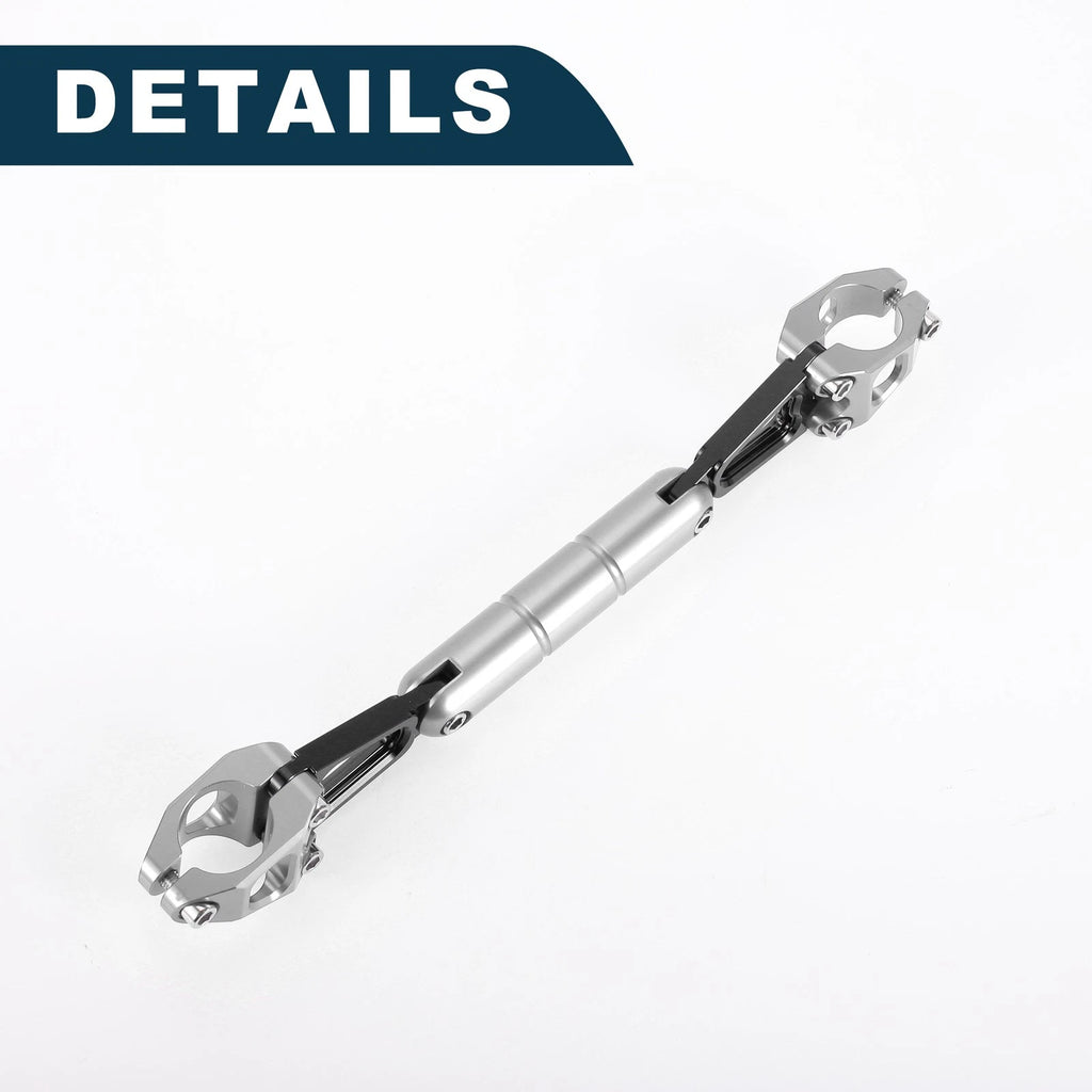 Motorcycle Cross Bar Adjustable Silver Tone for Motor Bike (2000–2025)