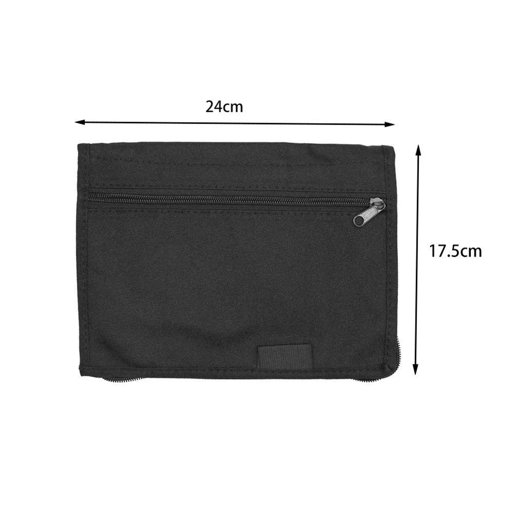 Multi-pocket Portable File Storage Bag for Universal Use (24x18x2cm)