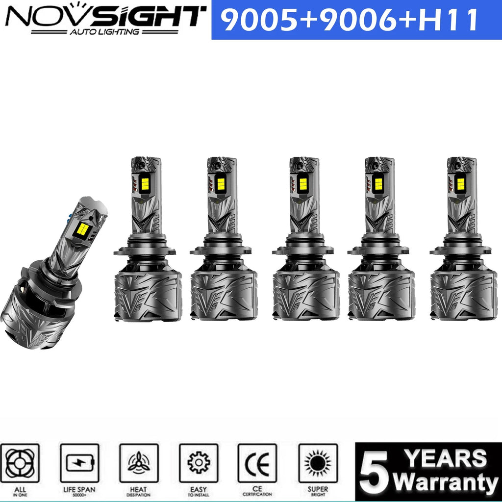 9005 + 9006 + H11 LED Headlight Combo for
