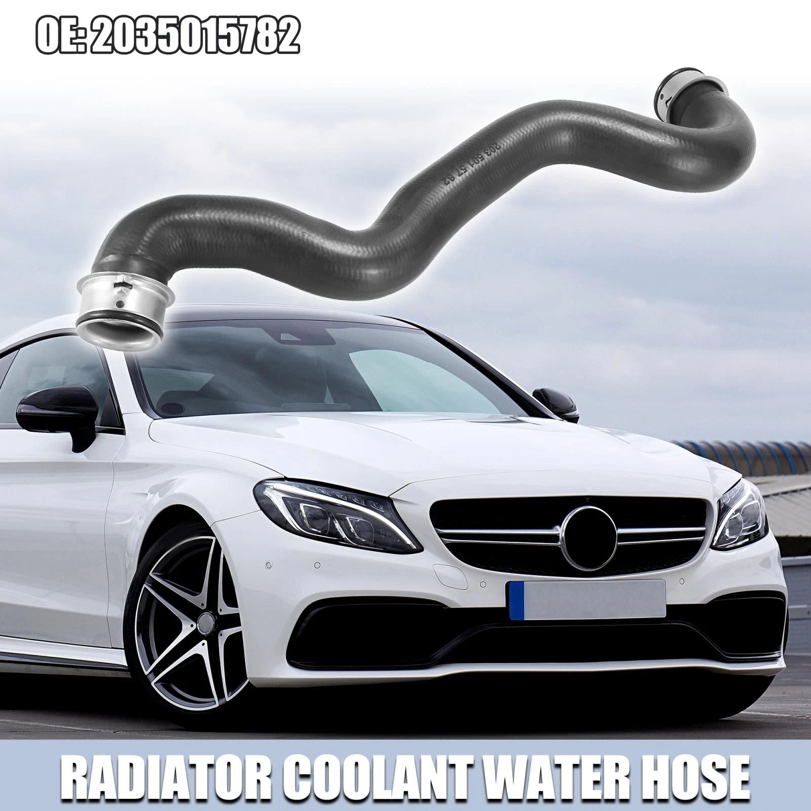 Upper Radiator Coolant Hose Replacement for Mercedes-Benz C230 (2003-2005)