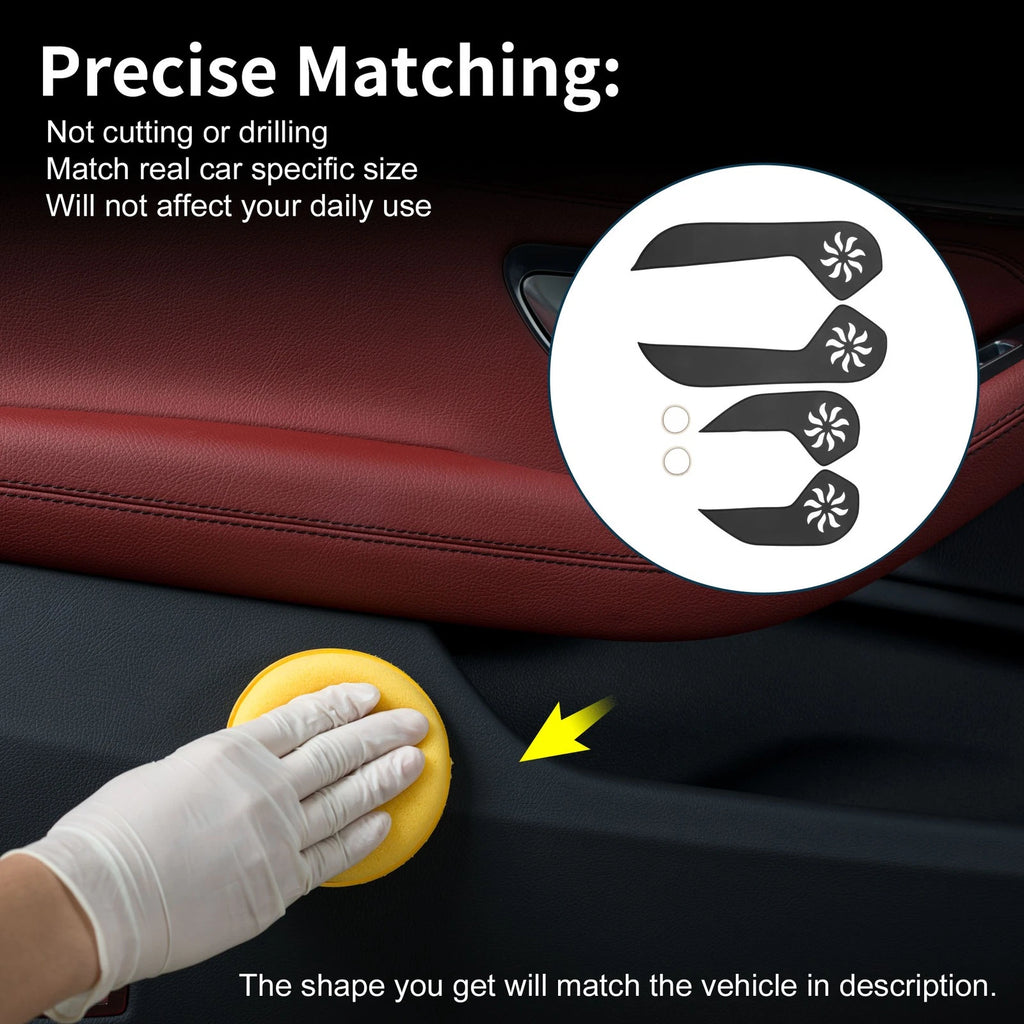 Car Door Anti Kick Pad Sticker Protector Set for Subaru Outback (2015–2016)