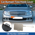 Tow Hook Cover Front Bumper Replacement for Mercedes-Benz C-Class Sedan (2015–2021)