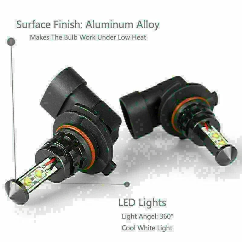 20W White LED Headlight Fog Light Bulb for H10 (2010–2023)