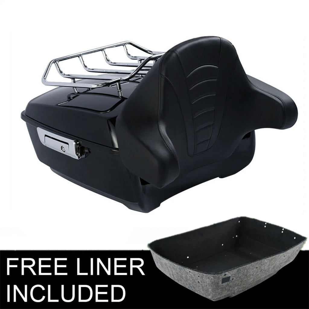 Trunk Luggage Rack Backrest Pad for Harley Touring (2009–2013)