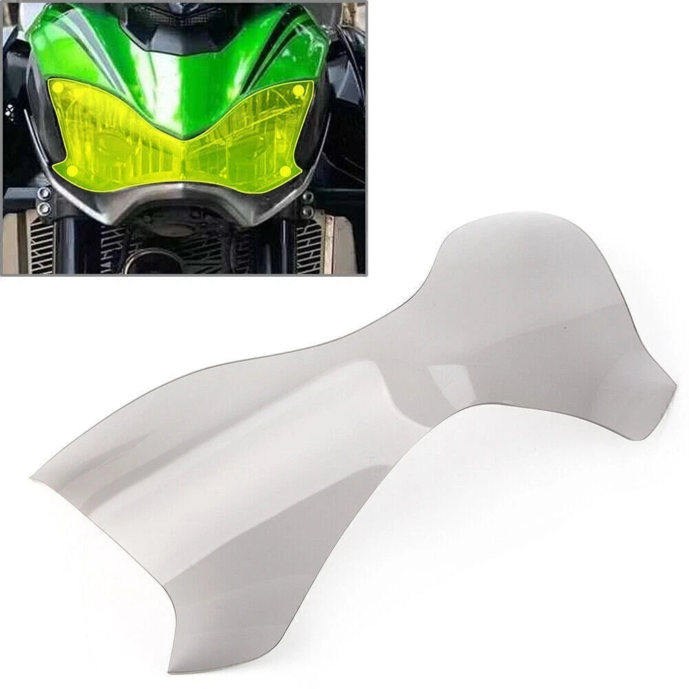 Front Headlight Guard Shield for Kawasaki Z900 (2017–2019) Smoke Lens Cover