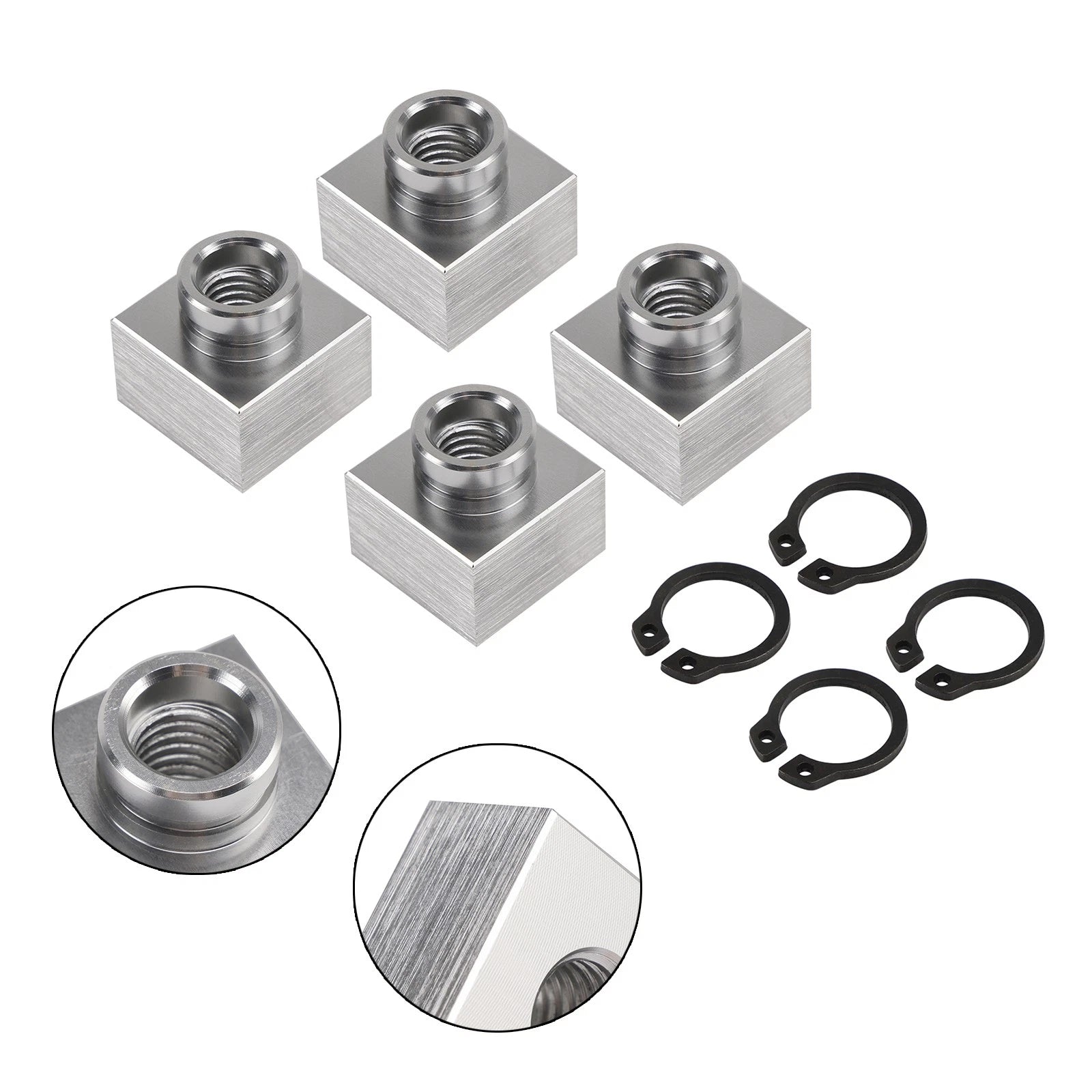 4X Insert Nut & Snap Ring 04414 03400 for Triton XT & LT