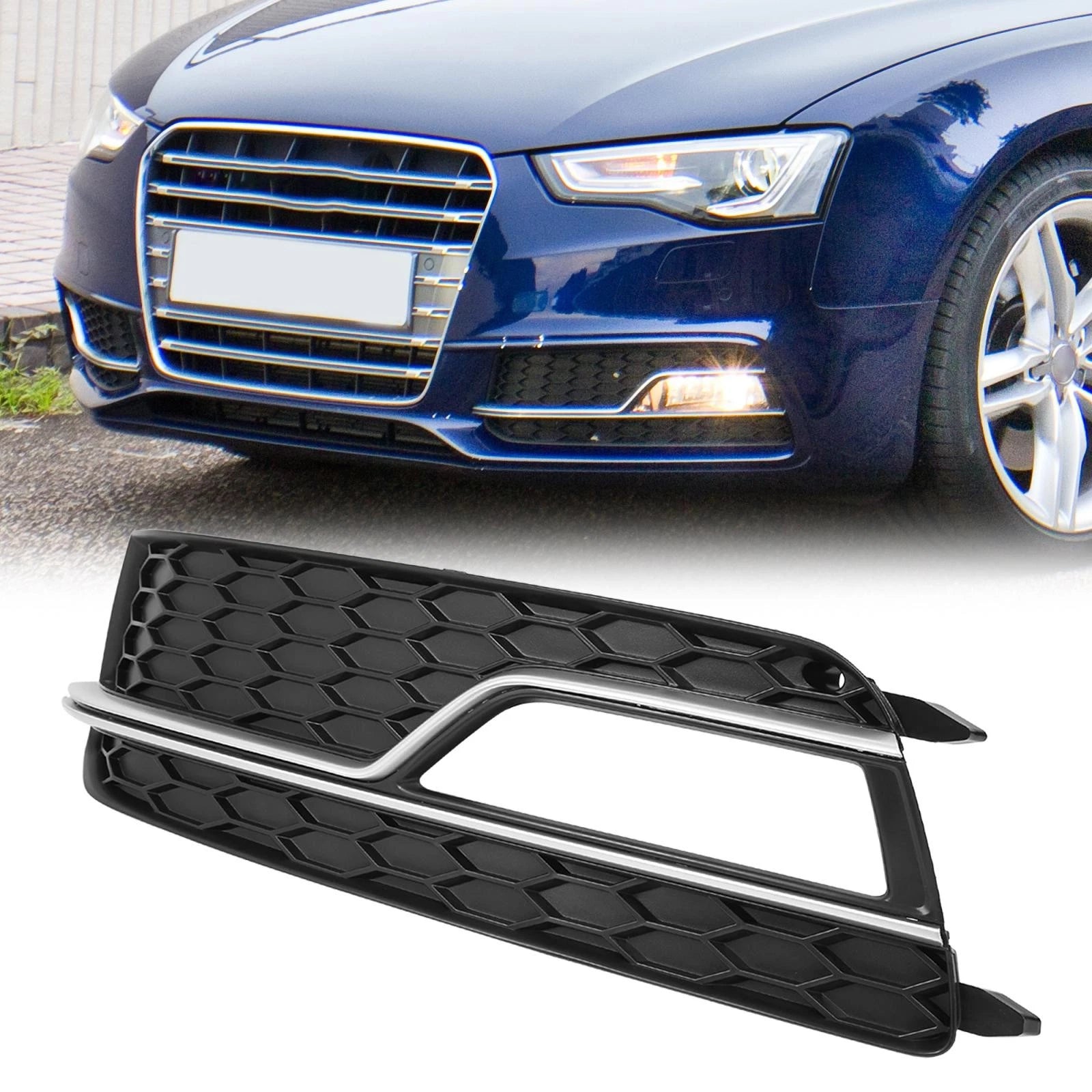 Front Left Fog Light Grille Cover Trim for Audi S5 (2012–2015)