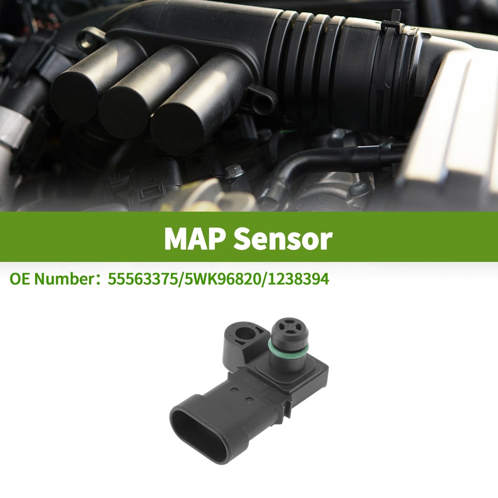 Manifold Absolute Pressure MAP Sensor Replacement for Chevrolet Cruze 1.6 (2010–2016)