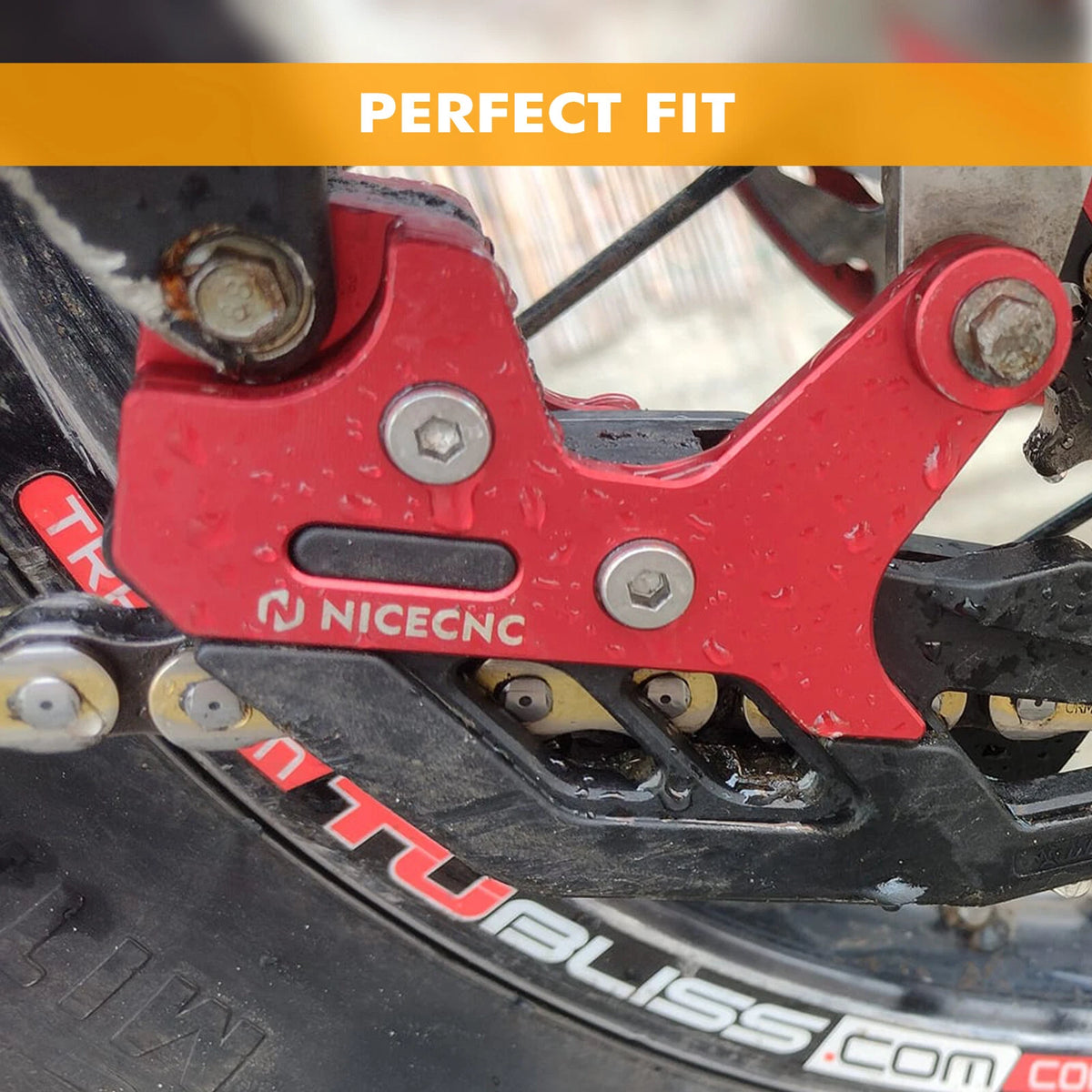 NICECNC Rear Chain Guide for Beta RR 125 200 250 300 (2010–2026) XTrainer 250 300