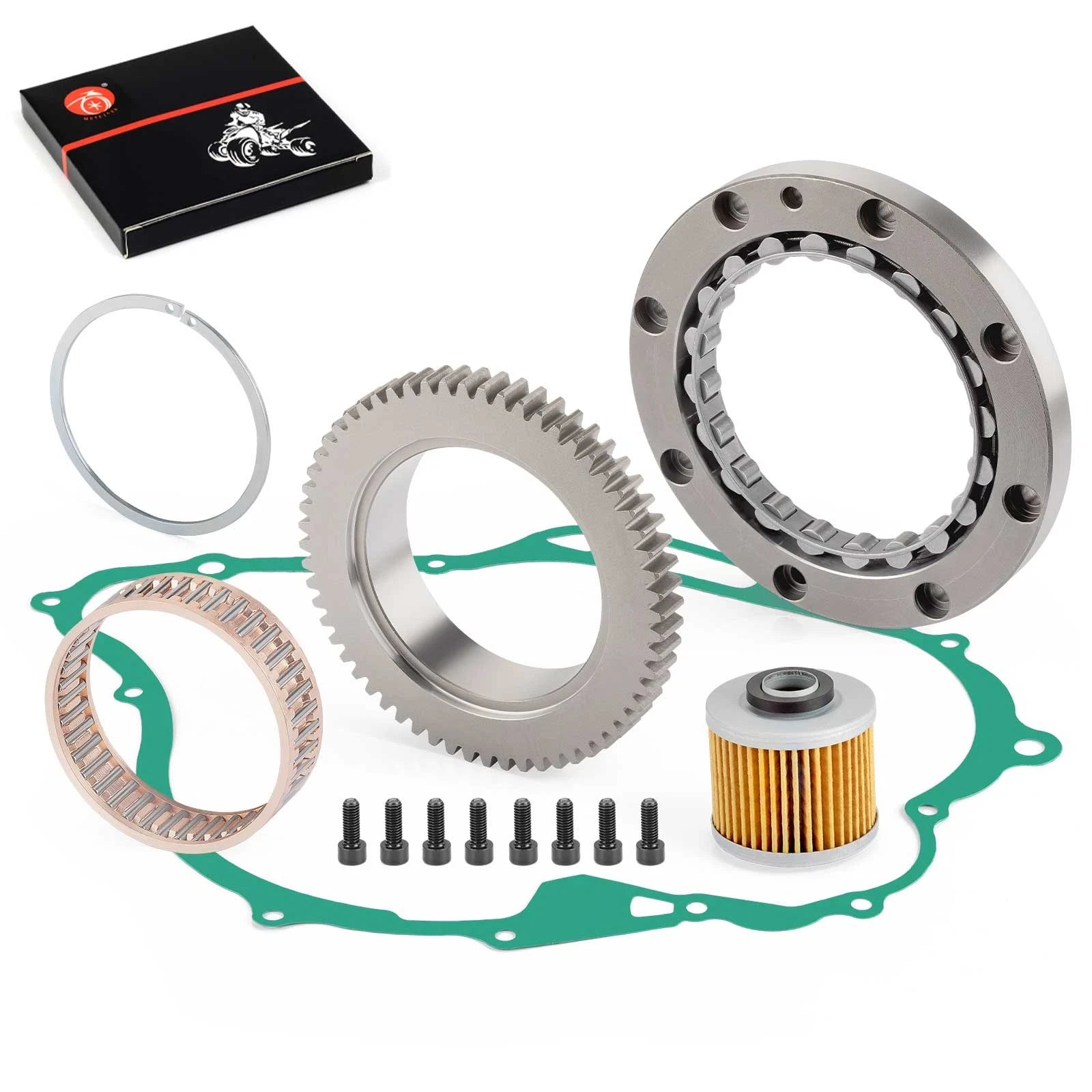 One Way Starter Clutch Kit w/Oil Filter for Yamaha V Star 1100 (1999–2009)