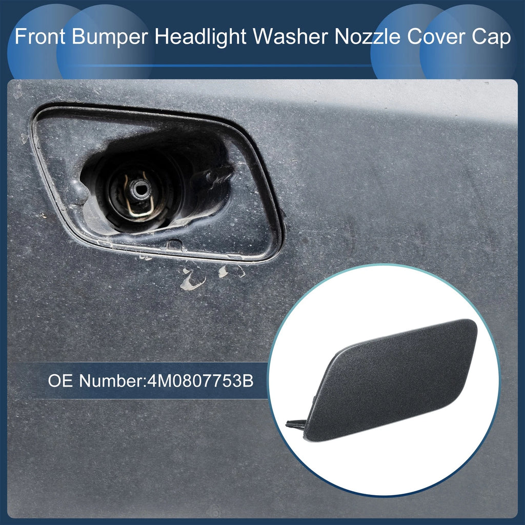 Washer Nozzle Cover Cap Front Left for Audi Q7 (2017–2019) Gray