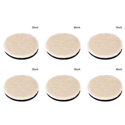 Polishing Pad Set of 4 Soft Sponge Tools for Automotive Detailing