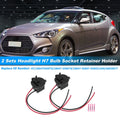 H7 Bulb Socket Retainer Adapter Set for Hyundai Veloster 2012–2018