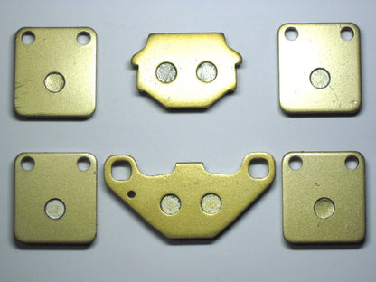 12 Front Rear Brake Pads for Suzuki LT-A 500 Vinson 4WD (2004–2006)