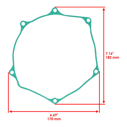 Clutch Outer Cover Gasket OEM Replacement for Suzuki RM-Z250 (2007–2017)
