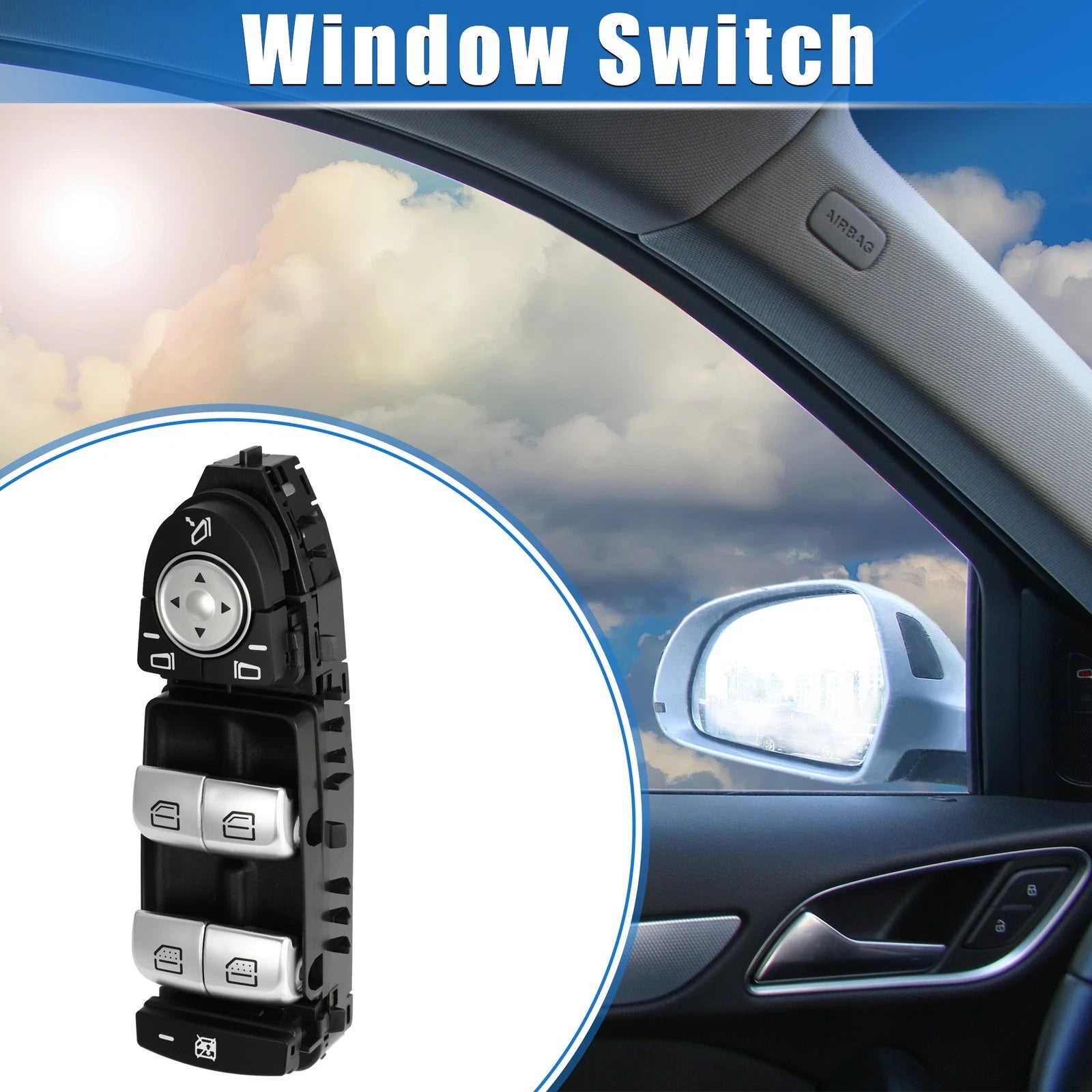 Window Control Switch for Mercedes-Benz S Class (2014–2020)