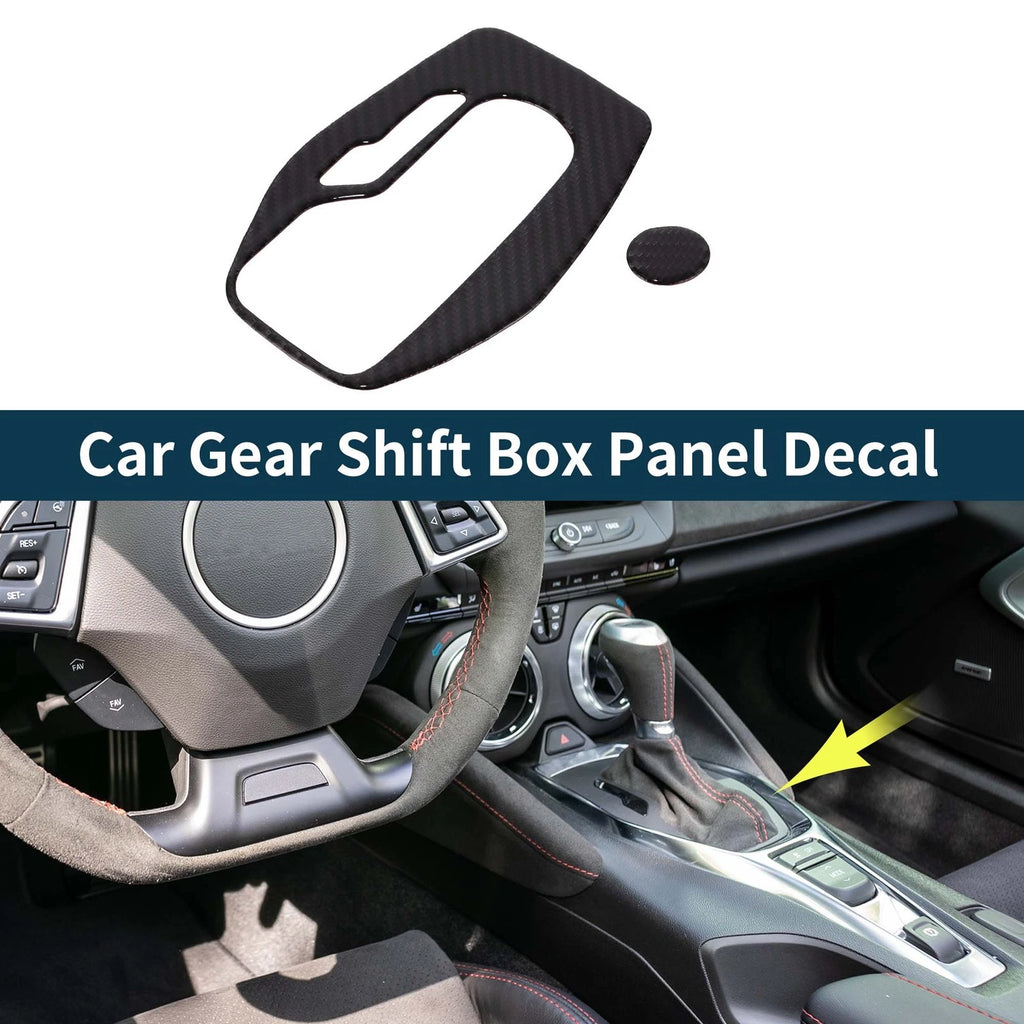 Gear Shift Box Panel Decal for Chevrolet Camaro ZL1 (2016–2023) Interior