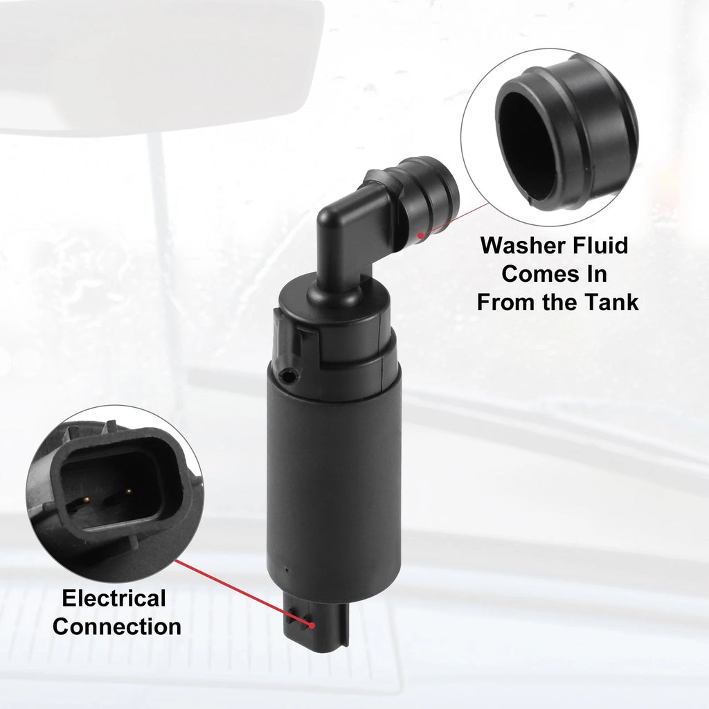 Windshield Washer Pump Replacement for Toyota Avensis (1997–2008)