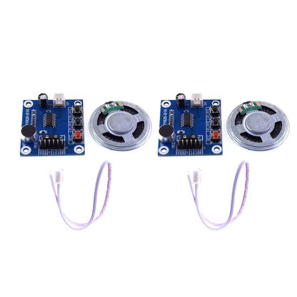 2X ISD1820 Audio Recording Module with Mic & Speaker