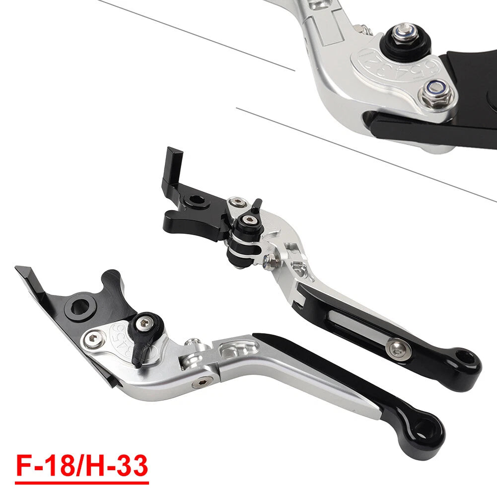Silver Extendable Brake Clutch Levers for Honda CB1100/CB1300 (2013–2023)