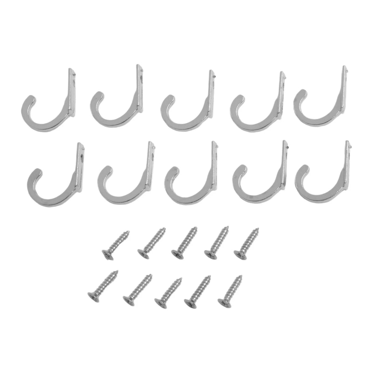Coat Hooks for Automotive Use - Anti-Rust Zinc Alloy Curved Design
