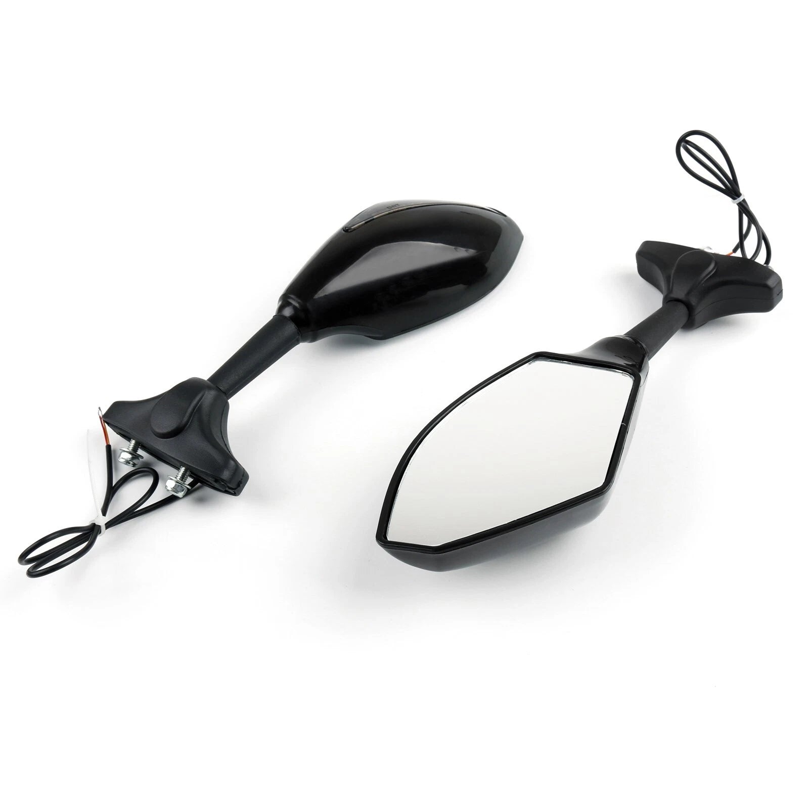 Pair of Mirrors for Kawasaki Ninja ZX6R ZX7R ZX9R ZX10R ZX12R ER6F Z750S ZRX T9
