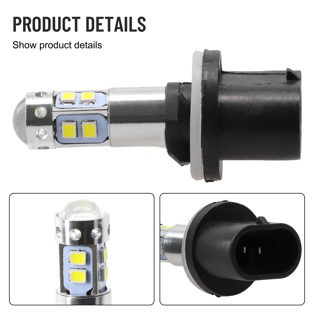 2X 3000K Yellow LED Fog Lights for