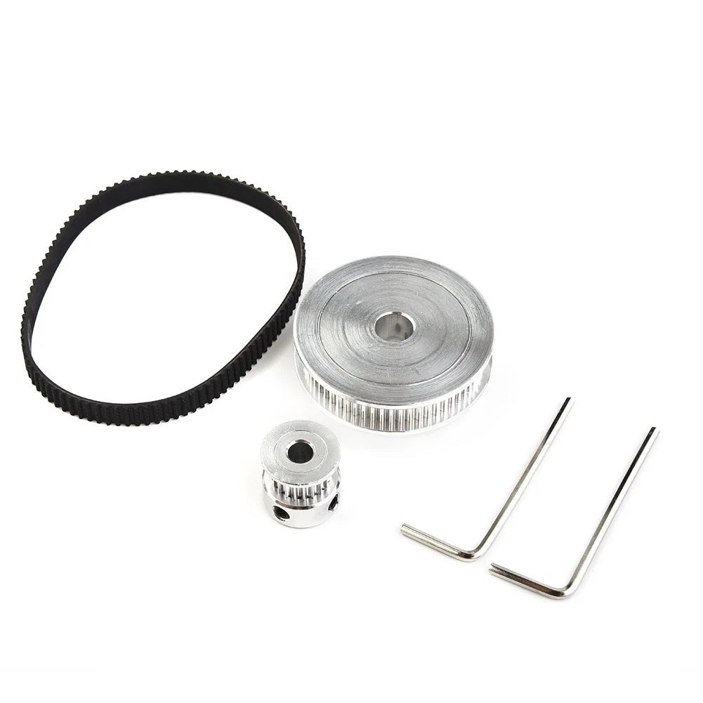 GT2 Timing Belt Closed Loop 200mm Pulley with 20 Teeth and 60 Teeth for 3D Printer