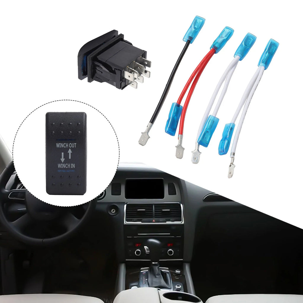 Blue LED Momentary Switch for Vehicle