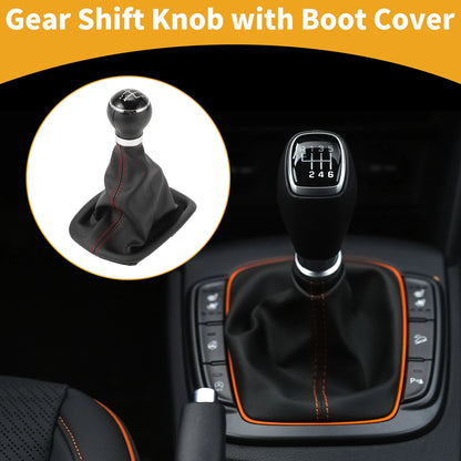 5 Speed Gear Shift Knob with Cover for VW Passat (2005–2010)