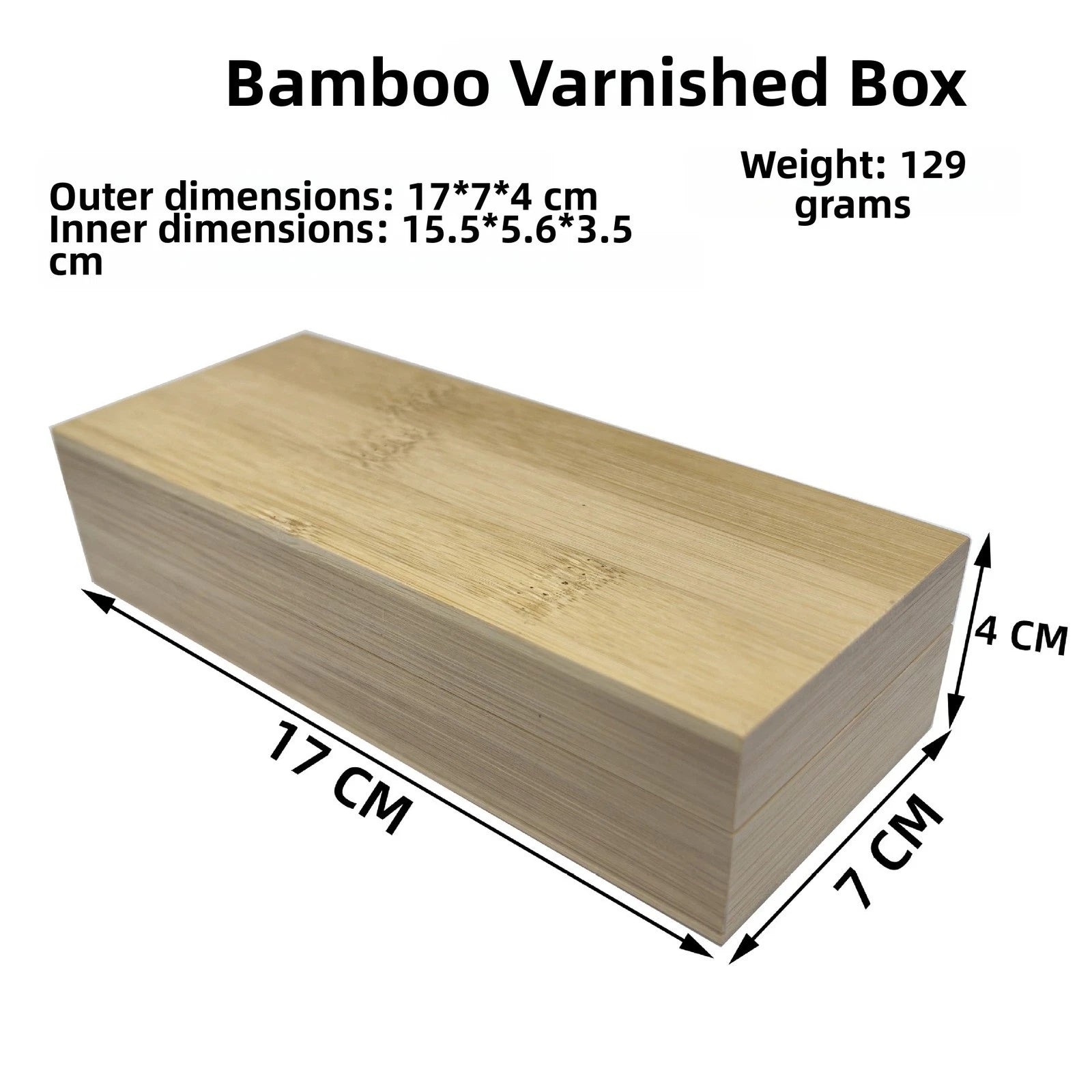 Storage Box for Accessories and Keepsakes (Classic Pine)
