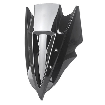 Smoke Front Windshield for Kawasaki Z250 Z300 (2013–2016) Double Bubble