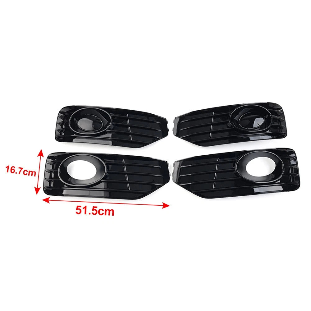 Front Bumper Grille Fog Light Cover for VW T5 Transporter (TLSPCO)