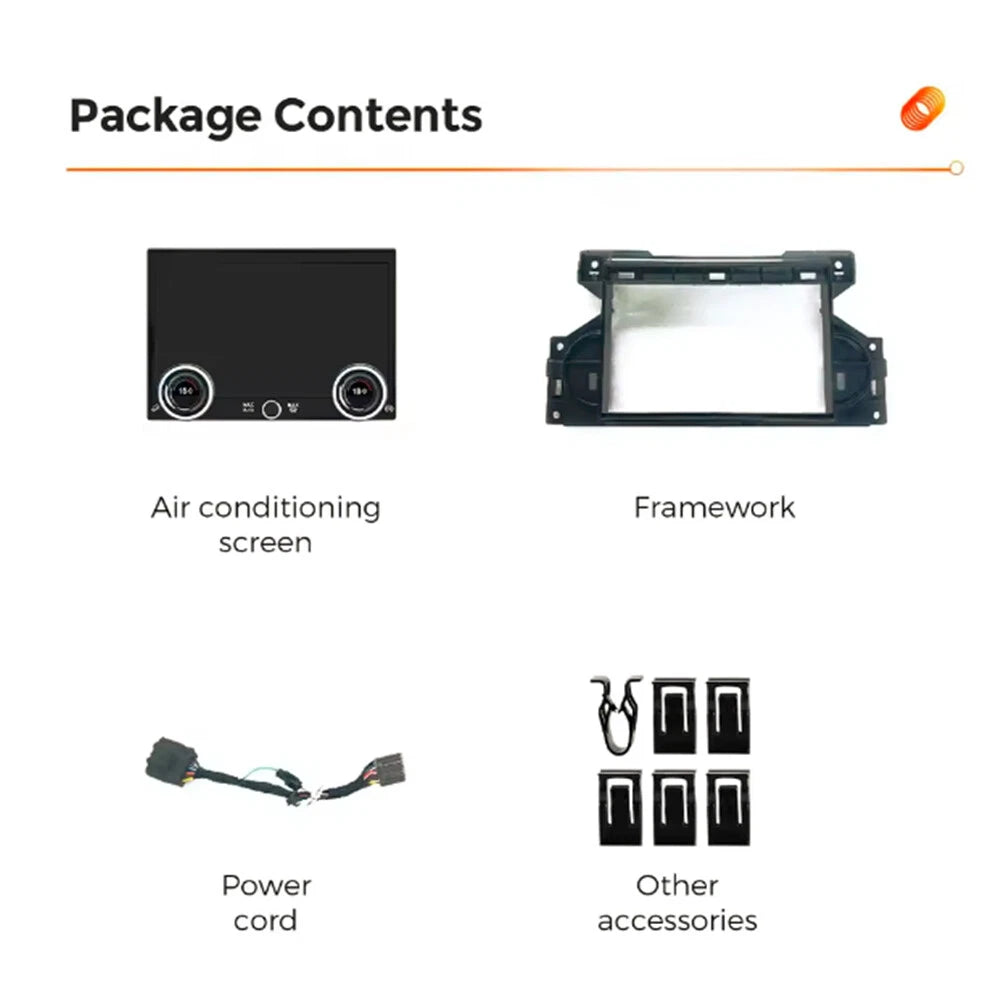 10.1'' Air Condition Panel Seating Control LCD Touch Screen For Land Rover