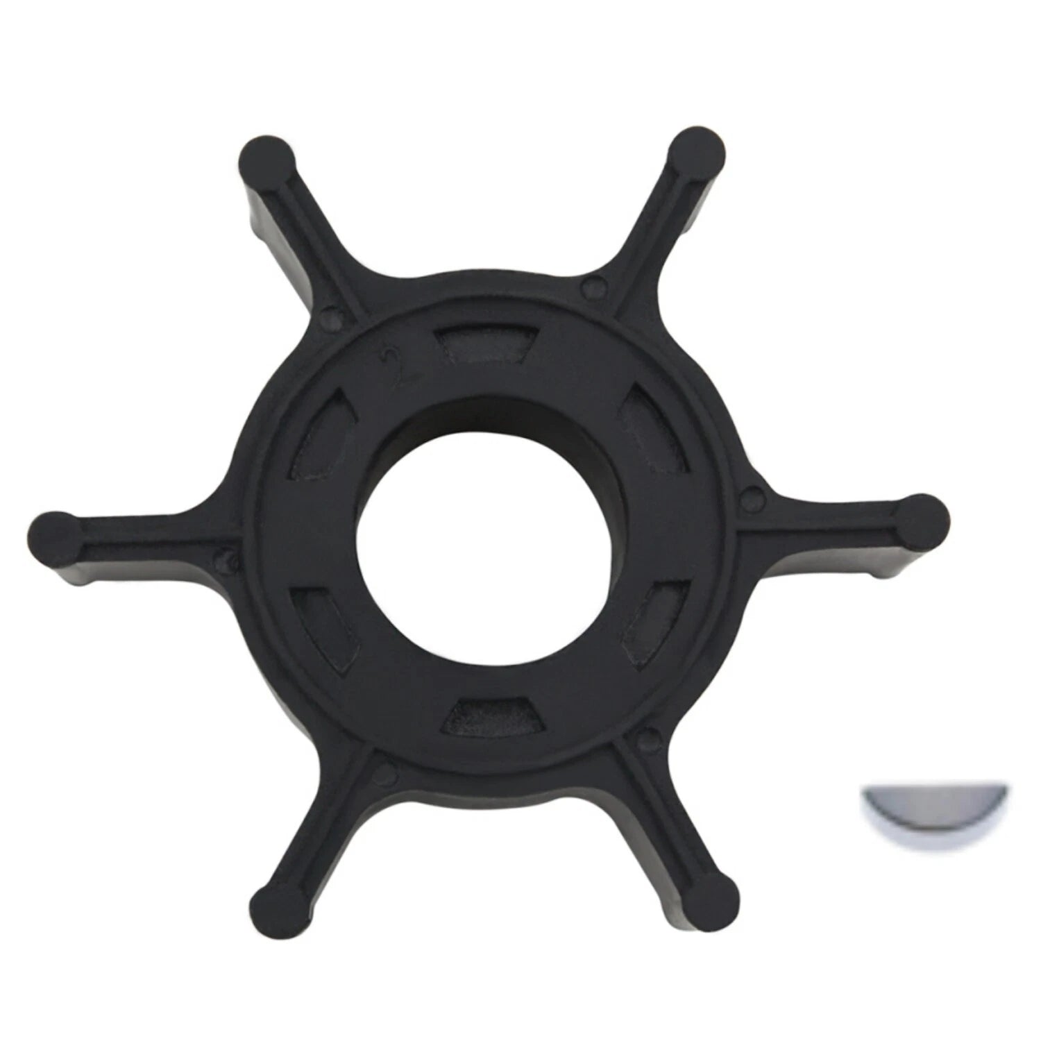 Water Pump Impeller for Yamaha Outboard 6hp 8hp (2-Stroke) 6G1-44352-00