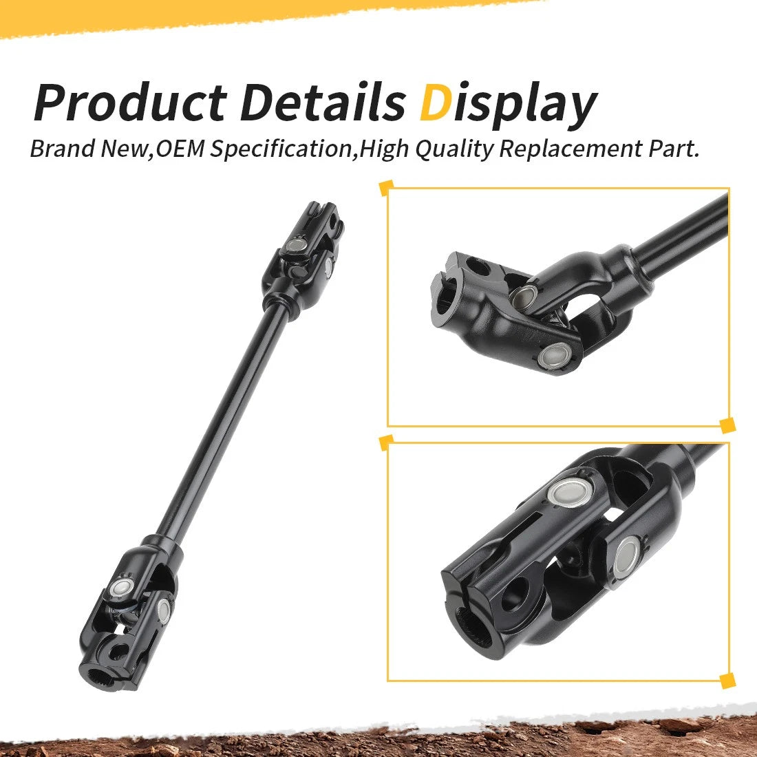 Lower Steering Shaft for Polaris Ranger 800/900 (2012–2014)