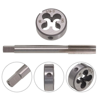 HSS 5/16-27 UNS Threading Tap and Die Set for Mold Diameter 24.7mm