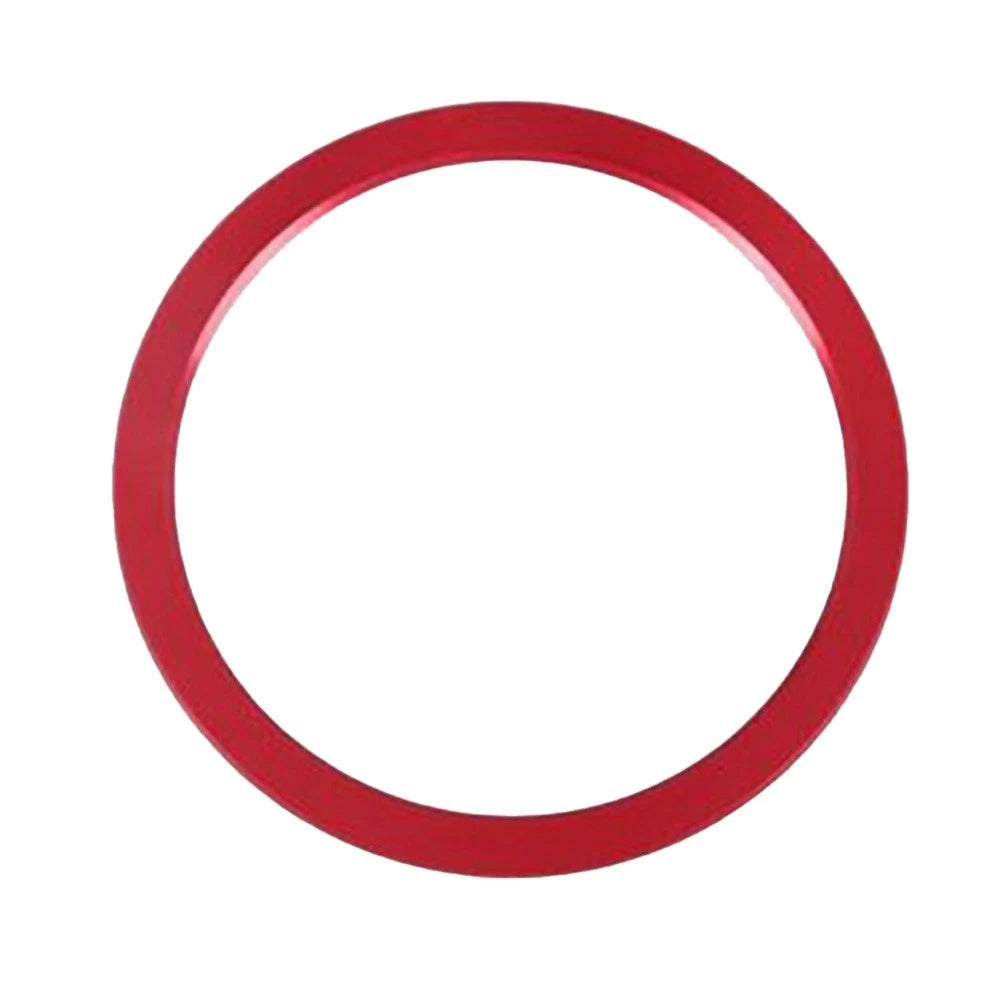 Steering Wheel Trim Cover Ring for Jaguar XE XF F-PACE (Red)