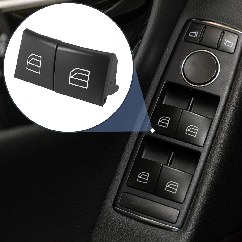 Driver Window Switch Button Cover Replacement Set for Mercedes W164 X164 (2005–2012)