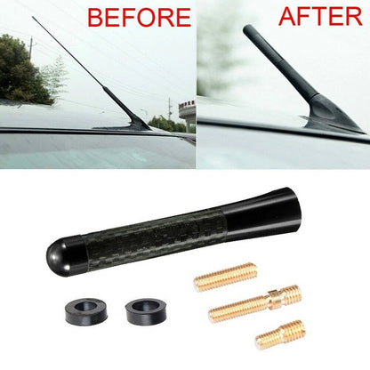Carbon Fiber Short Antenna for Easy Installation