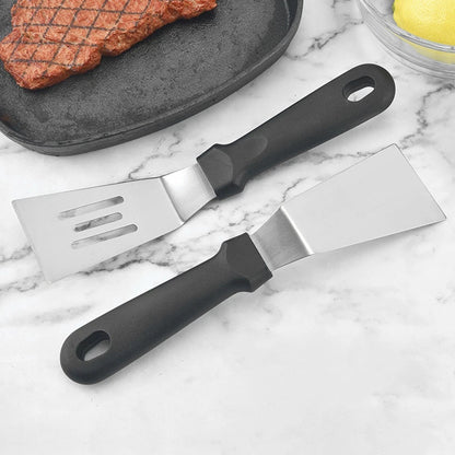 2 Pack Stainless Steel Spatula Set 23cm for Brownie Pancake Lasagna Pie