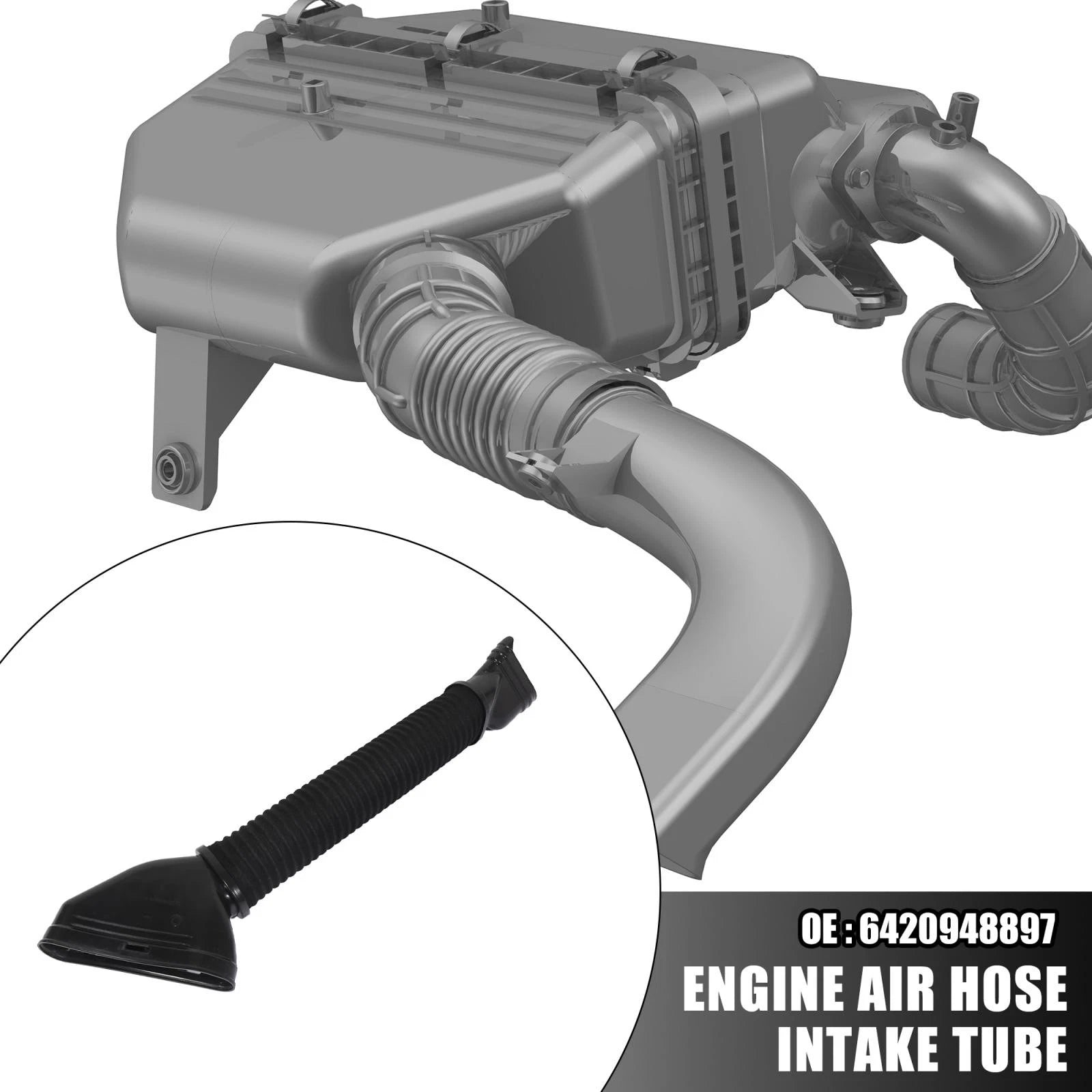 Engine Air Hose Intake Tube for Mercedes-Benz ML350 (2012–2014)