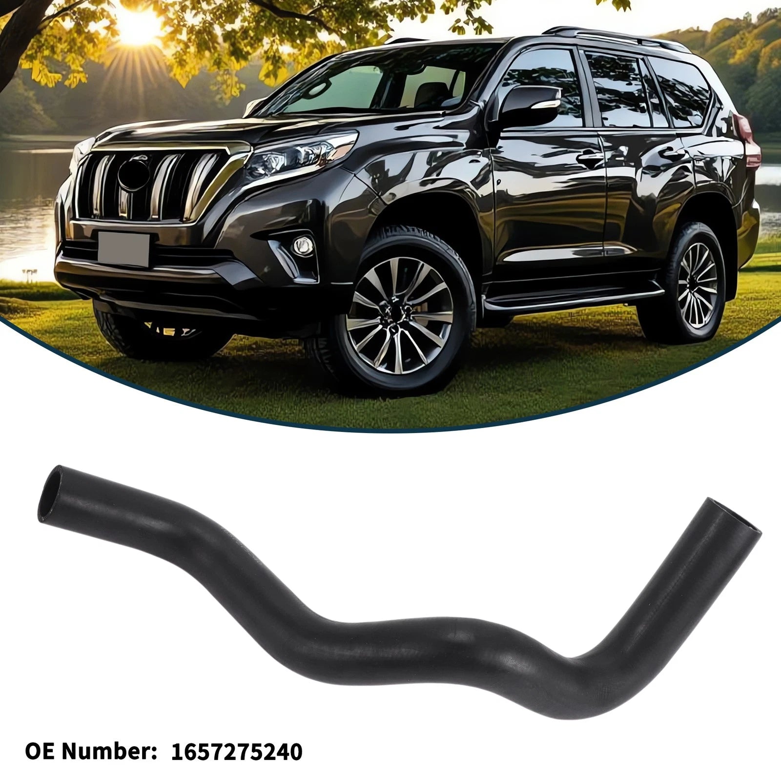 Radiator Hose Replacement for Toyota Prado 2002 Downpipe Installation