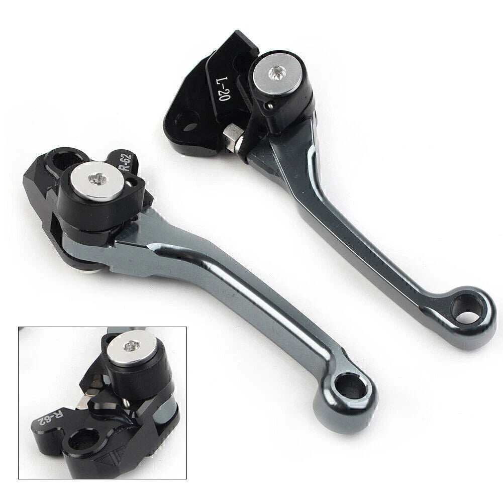Brake Clutch Levers Set of 2 for RMZ450 (2005–2022) Titanium Aluminum