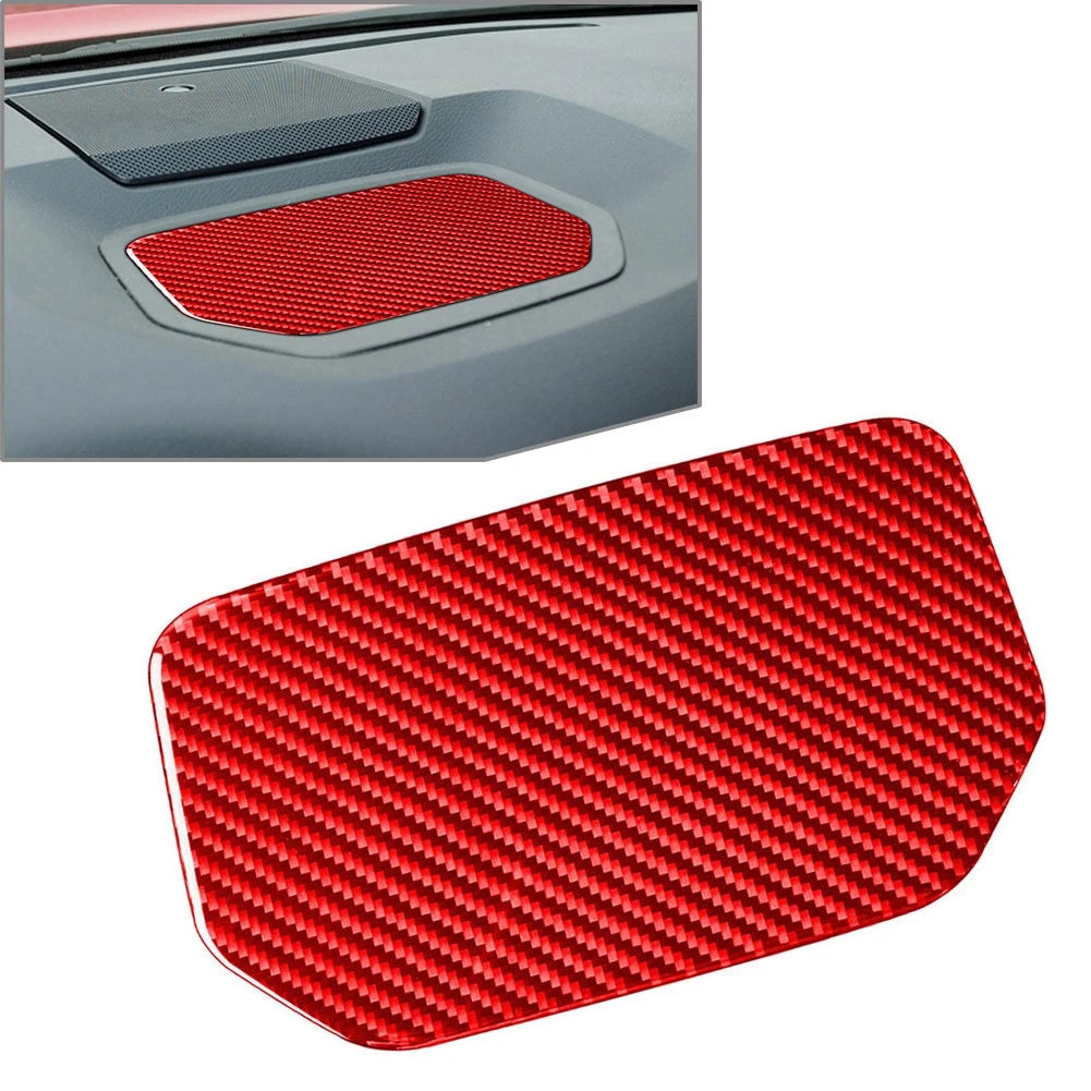 Carbon Fiber Inner Dashboard Storage Box Cover Trim for Toyota Tundra (2014–2021)