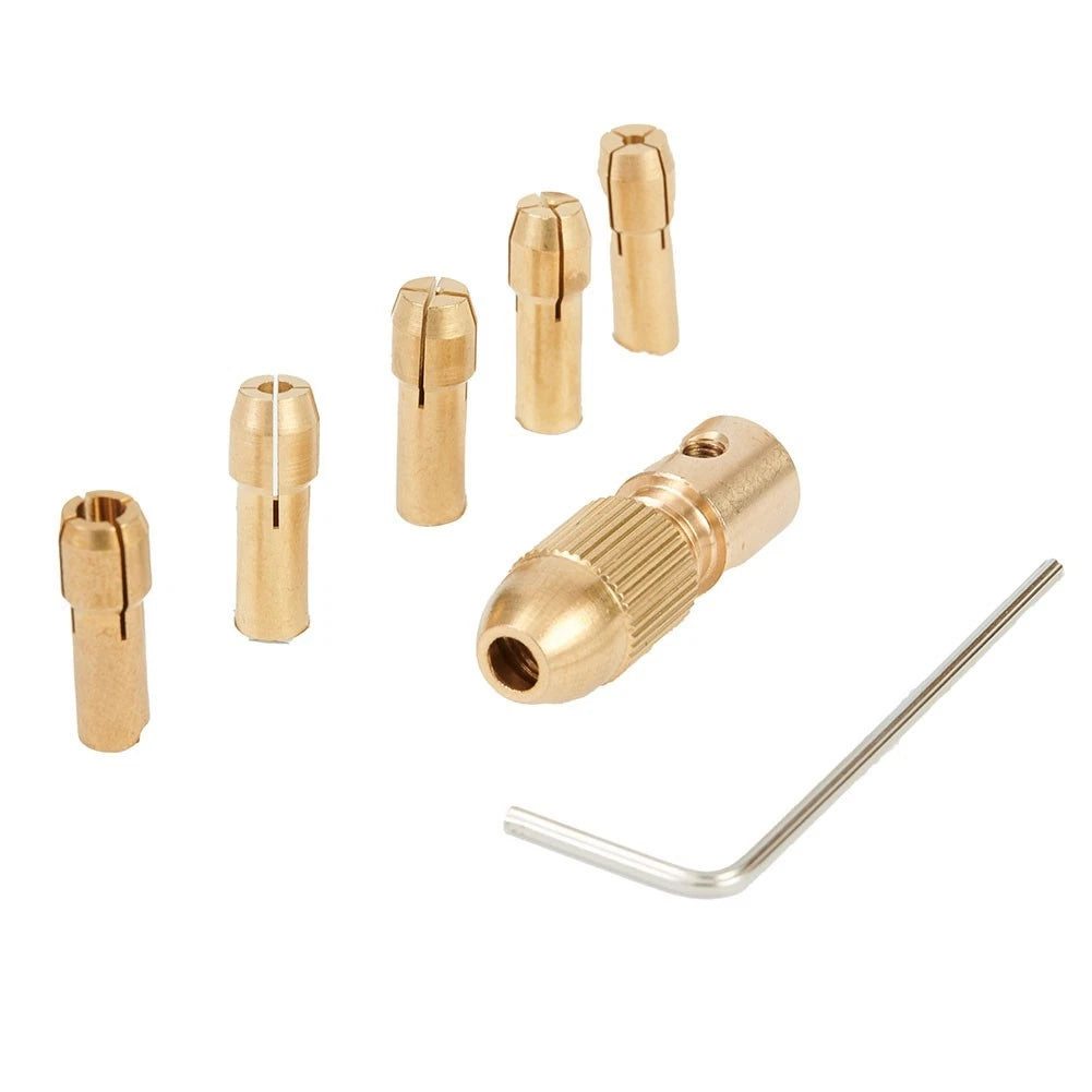 7pcs Electric Drill Bit Collet Chuck Set for Mini-Drill Tool