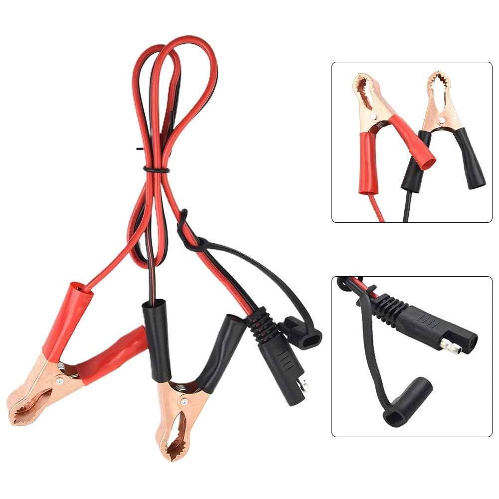 Battery Cable Charger Clip SAE for Motorcycle (Universal)
