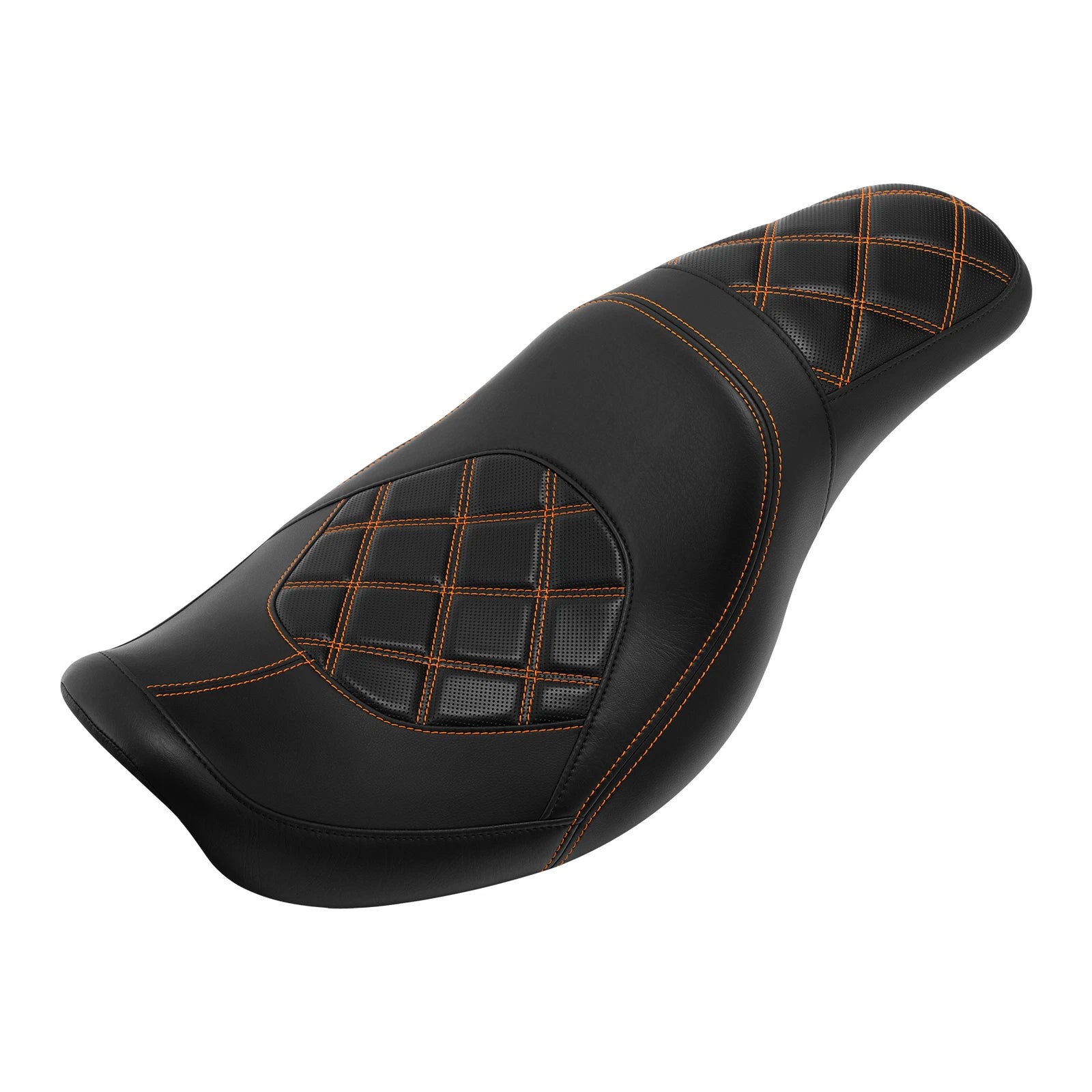 2X Seat Cushion for Harley Dyna FXD/FXDWG (2006–2017) Black
