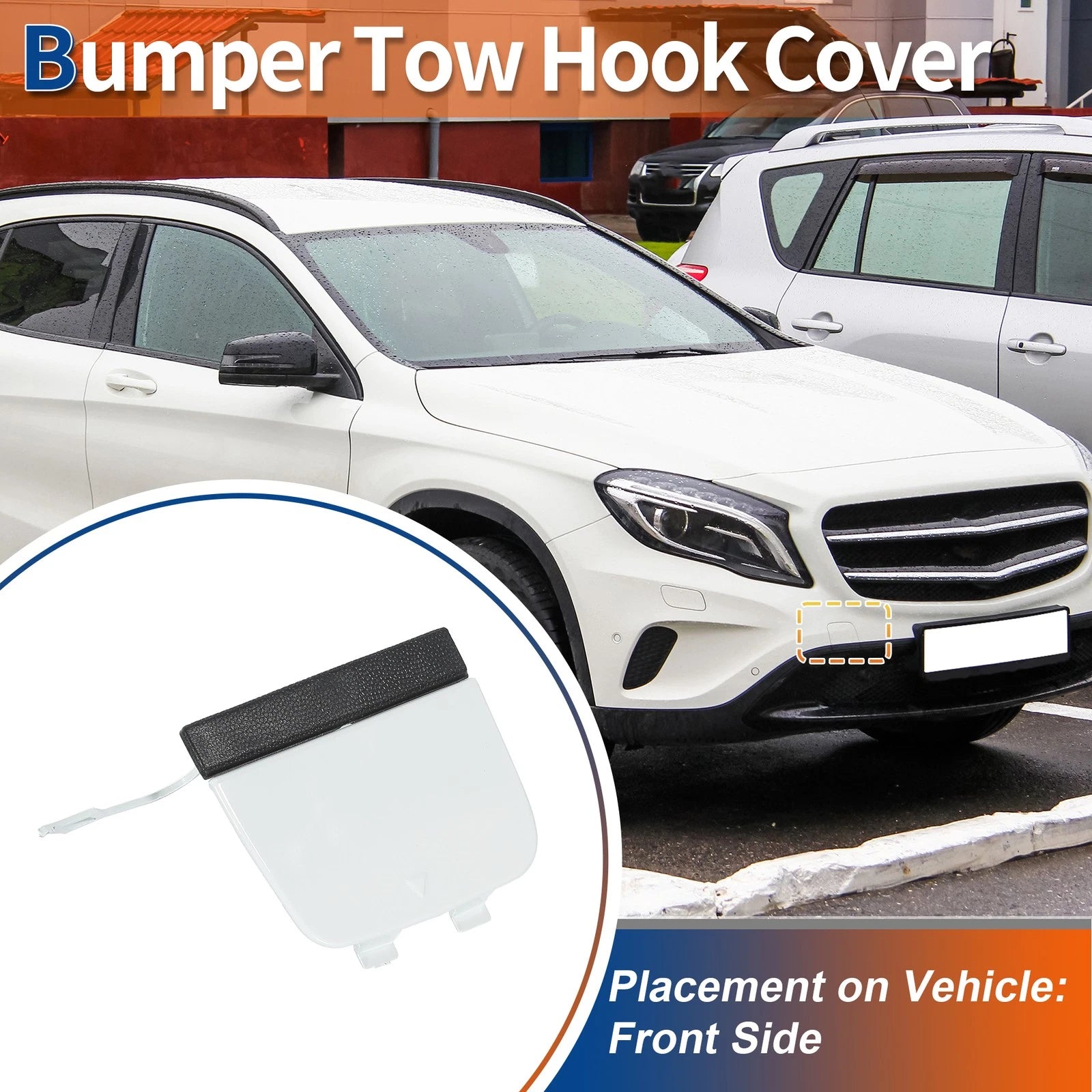 Tow Hook Cover Front for Mercedes-Benz GLA X156 (2014–2017)